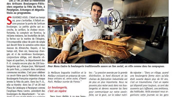 Manu Castro artisan boulanger fête du pain perpignan